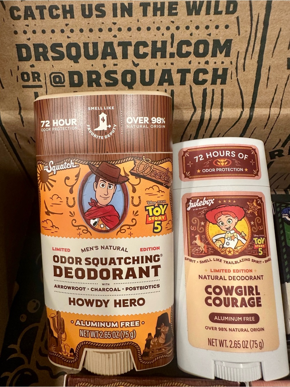 Dr. Squatch Toy Story 5 Limited Edition Soap Deodorant 5 Pc Set NEW - Picture 2 of 5